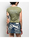 Ed Hardy Anchor Rose Olive T-Shirt - Thumbnail image 2 of 3