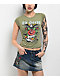 Ed Hardy Anchor Rose Olive T-Shirt - Thumbnail image 1 of 3