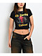 Ed Hardy Baby Devil Rhinestone Black Crop T-Shirt - Thumbnail image 1 of 4