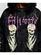 Ed Hardy Bat Skull Faux Fur Black Zip Hoodie - Thumbnail image 3 of 10
