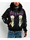 Ed Hardy Bat Skull Faux Fur Black Zip Hoodie - Thumbnail image 1 of 10