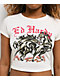 Ed Hardy Battle Horses Ivory Crop T-Shirt - Thumbnail image 3 of 3