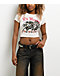 Ed Hardy Battle Horses Ivory Crop T-Shirt - Thumbnail image 1 of 3