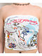 Ed Hardy Blue Leopard White Tube Top - Thumbnail image 3 of 5