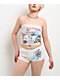 Ed Hardy Blue Leopard White Tube Top - Thumbnail image 1 of 5