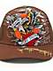 Ed Hardy Brave Eagle Brown Trucker Hat - Thumbnail image 2 of 5