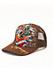 Ed Hardy Brave Eagle Brown Trucker Hat - Thumbnail image 1 of 5