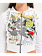 Ed Hardy Brave Eagle Y2K White Crop Zip Hoodie - Thumbnail image 3 of 9