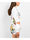 Ed Hardy Brave Eagle Y2K White Crop Zip Hoodie - Thumbnail image 4 of 9