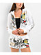 Ed Hardy Brave Eagle Y2K White Crop Zip Hoodie - Thumbnail image 5 of 9
