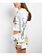 Ed Hardy Brave Eagle Y2K White Crop Zip Hoodie - Thumbnail image 6 of 9