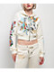 Ed Hardy Butterfly Ivory Crop Zip Hoodie - Thumbnail image 1 of 2