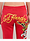 Ed Hardy Classic Y2K Red Sweatpants - Thumbnail image 4 of 6