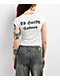 Ed Hardy Cobra Flame Burnout White Crop T-Shirt - Thumbnail image 2 of 3