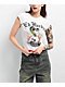 Ed Hardy Cobra Flame Burnout White Crop T-Shirt - Thumbnail image 1 of 3