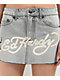 Ed Hardy Cross Denim Cutoff Mini Skirt - Thumbnail image 4 of 6