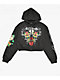 Ed Hardy Cross Heart Black Crop Zip Hoodie - Thumbnail image 8 of 8