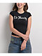 Ed Hardy Cross Heart Cap Sleeve Black T-Shirt - Thumbnail image 2 of 5