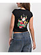 Ed Hardy Cross Heart Cap Sleeve Black T-Shirt - Thumbnail image 1 of 5
