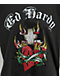 Ed Hardy Cross Heart Charcoal Boxy T-Shirt - Thumbnail image 2 of 3
