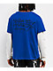Ed Hardy Cross Heart French Blue & White 2fer Long Sleeve T-Shirt - Thumbnail image 2 of 7