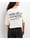 Ed Hardy Cross Heart Ivory Boxy Crop T-Shirt - Thumbnail image 2 of 3