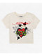 Ed Hardy Cross Heart Ivory Crop T-Shirt - Thumbnail image 1 of 2