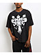 Ed Hardy Cross Skull Black Wash Crop T-Shirt - Thumbnail image 1 of 4
