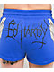 Ed Hardy Cross Wings Royal Blue Sweat Shorts - Thumbnail image 6 of 6