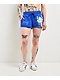 Ed Hardy Cross Wings Royal Blue Sweat Shorts - Thumbnail image 1 of 6