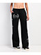 Ed Hardy Crosses Rhinestone Black Wide Leg Sweatpants - Thumbnail image 2 of 2