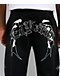 Ed Hardy Crosses Sunfade Black Baggy Sweatpants - Thumbnail image 3 of 5