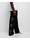 Ed Hardy Crosses Sunfade Black Baggy Sweatpants - Thumbnail image 7 of 8