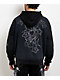 Ed Hardy Crosses Sunfade Black Zip Hoodie - Thumbnail image 2 of 7