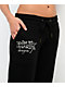 Ed Hardy Dagger Heart Black Wide Leg Sweatpants - Thumbnail image 5 of 8