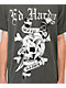 Ed Hardy Death Or Glory Skull Charcoal T-Shirt - Thumbnail image 2 of 3