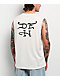 Ed Hardy Demon Ivory Cutoff Tank Top - Thumbnail image 2 of 3