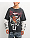 Ed Hardy Devil Bike Black & White 2fer Long Sleeve T-Shirt - Thumbnail image 1 of 6