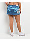 Ed Hardy Diamond Flower Blue Denim Cutoff Mini Skirt - Thumbnail image 3 of 9