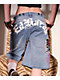 Ed Hardy Diamond Flower Light Wash Jean Shorts - Thumbnail image 5 of 17