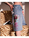 Ed Hardy Diamond Flower Light Wash Jean Shorts - Thumbnail image 6 of 17