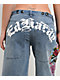 Ed Hardy Diamond Flower Light Wash Jean Shorts - Thumbnail image 12 of 17