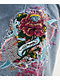 Ed Hardy Diamond Flower Light Wash Jean Shorts - Thumbnail image 16 of 17