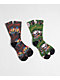 Ed Hardy Dice Green & Grey 2-Pack Crew Socks - Thumbnail image 1 of 2