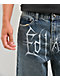 Ed Hardy Dragon Blue Baggy Jeans - Thumbnail image 4 of 6