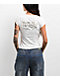 Ed Hardy Dragon Cap Sleeve Ivory Crop T-Shirt - Thumbnail image 2 of 3