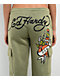 Ed Hardy Dragon Dagger Olive Cargo Sweatpants - Thumbnail image 3 of 9