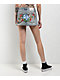 Ed Hardy Dragon Light Blue Cutoff Denim Mini Skirt - Thumbnail image 2 of 4