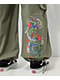 Ed Hardy Dragon Olive Green Cargo Parachute Pants - Thumbnail image 6 of 6