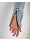 Ed Hardy Dragon Panther Blue Denim Moto Crop Jacket - Thumbnail image 4 of 7